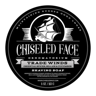 Trade Winds - Shaving Soap - Chiseled Face